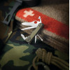 Нож Victorinox Military OneHand 0.8461.MWCH зелено-черный