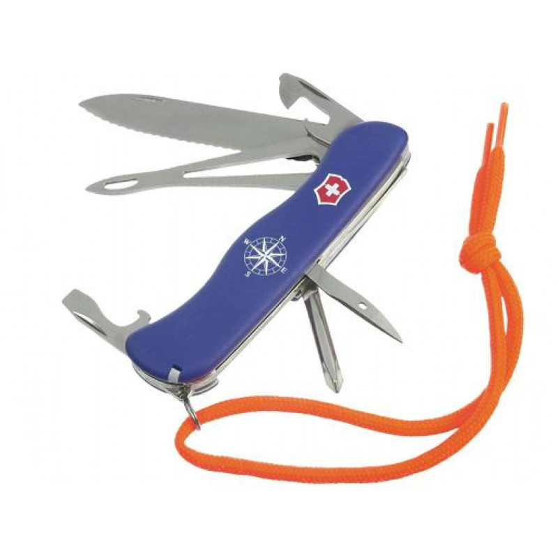 Нож Victorinox Helmsman 0.8993.2WS голубой со шнурком