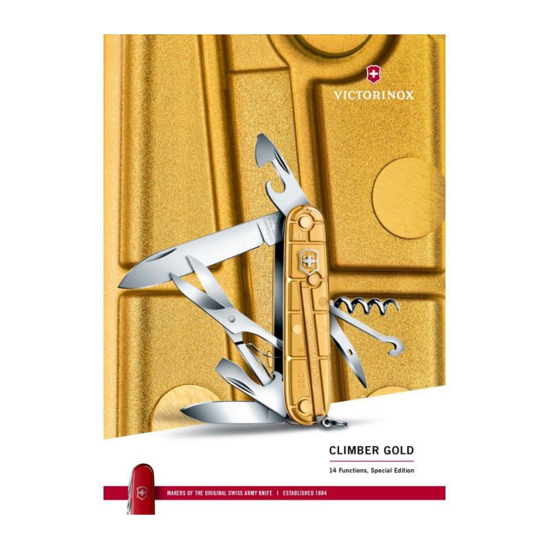 Нож Victorinox Climber Gold 1.3703.T88 Special Edition 2016