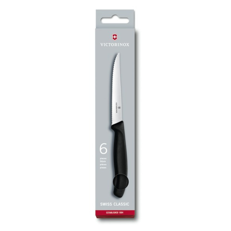 Набір з 6 ножів Victorinox Swiss Classic Steak Knife Set 6.7233.6