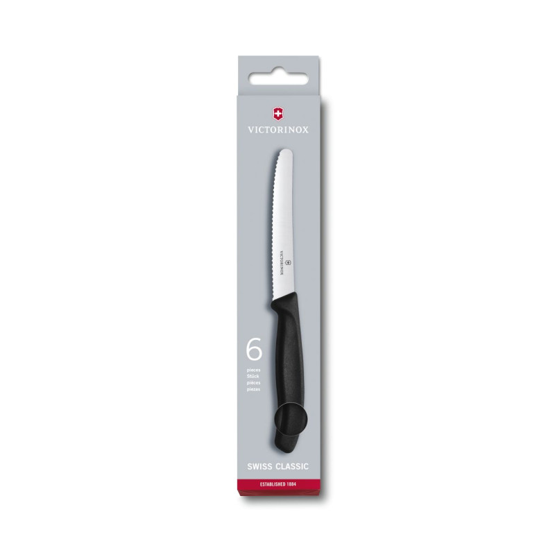 Набор из 6 ножей Victorinox Swiss Classic Tomato and Table Knife Set 6.7833.6