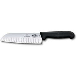 Кухонный нож Victorinox Fibrox Santoku Knife 5.2523.17 с воздушными карманами