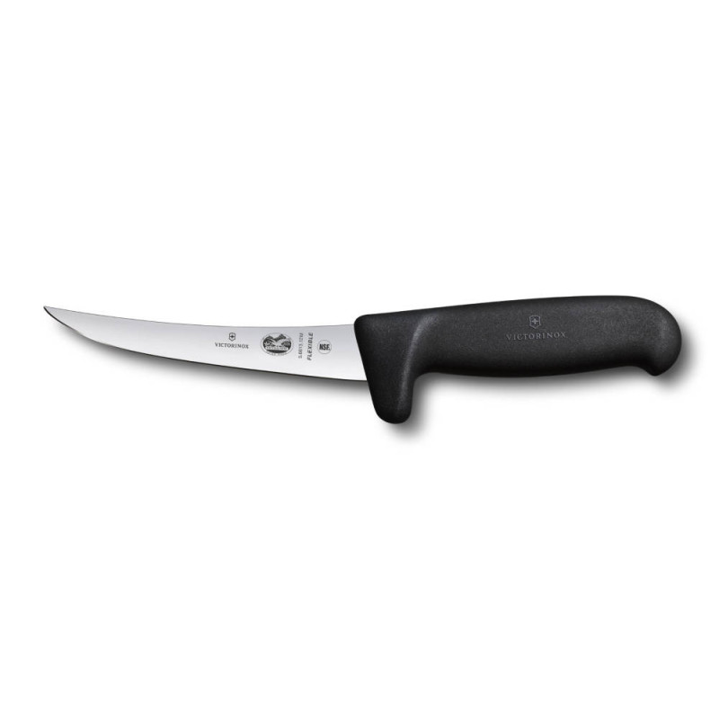 Кухонный нож Victorinox Fibrox Safety Grip Boning Knife Flexible обвалочный 5.6613.12M безопасный