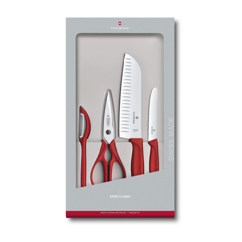 Набор из 4 предметов Victorinox Swiss Classic Kitchen Set 6.7131.4G в подарочной упаковке