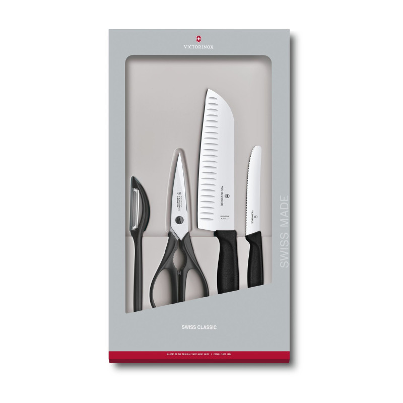 Набор из 4 предметов Victorinox Swiss Classic Kitchen Set 6.7133.4G в подарочной упаковке