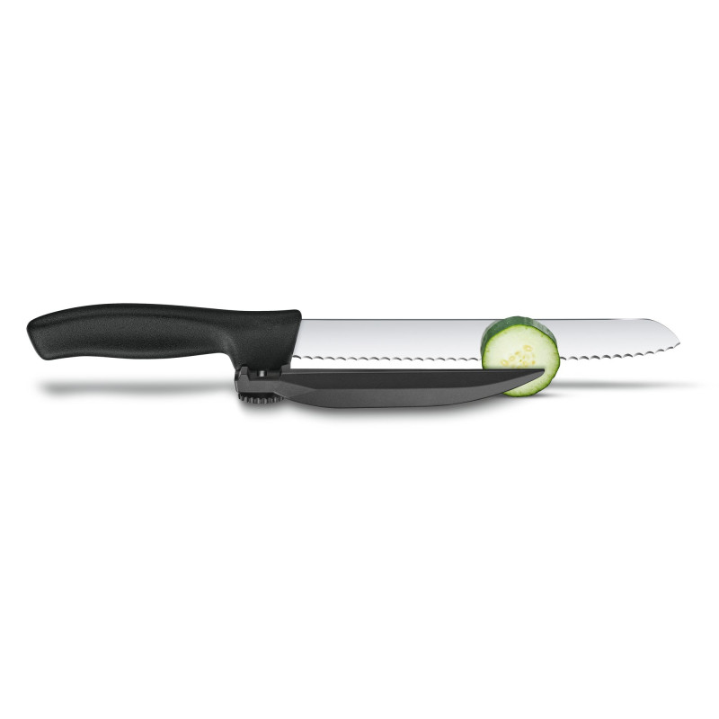 Кухонный нож Victorinox Swiss Classic Dux с направляющей 6.8663.21