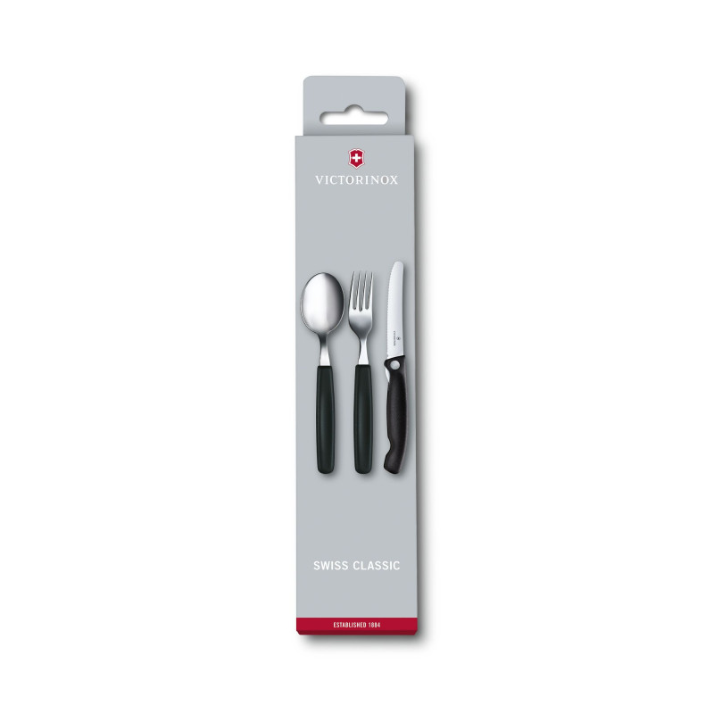 Набір з 3 предметів Victorinox Swiss Classic Paring Knife, Fork and Spoon Set 6.7192.F3