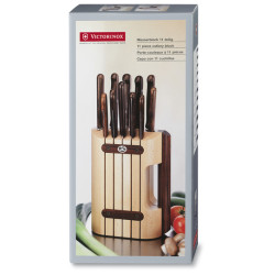 Набор из 11 предметов Victorinox Wood Cutlery Block 5.1150.11 