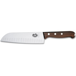 Кухонный нож Victorinox Santoku с воздушными карманами 6.8520.17G в подарочной упаковке