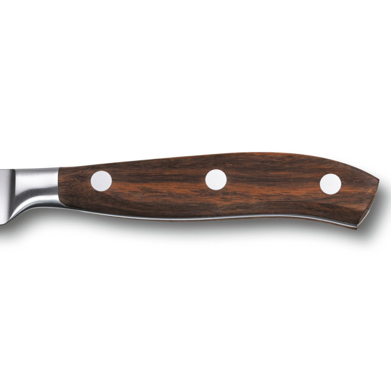 Кованый нож Victorinox Grand maitre Rosewood Steak Knife 7.7200.12G в подарочной упаковке