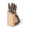 Набор из 6 кованых ножей Victorinox Forged Сhef's Grand Maitre Wood Cutlery Block 7.7240.6 с подставкой