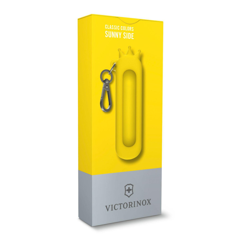 Чохол силіконовий Victorinox Crown Silicone Case з карабіном Sunny Side 4.0450