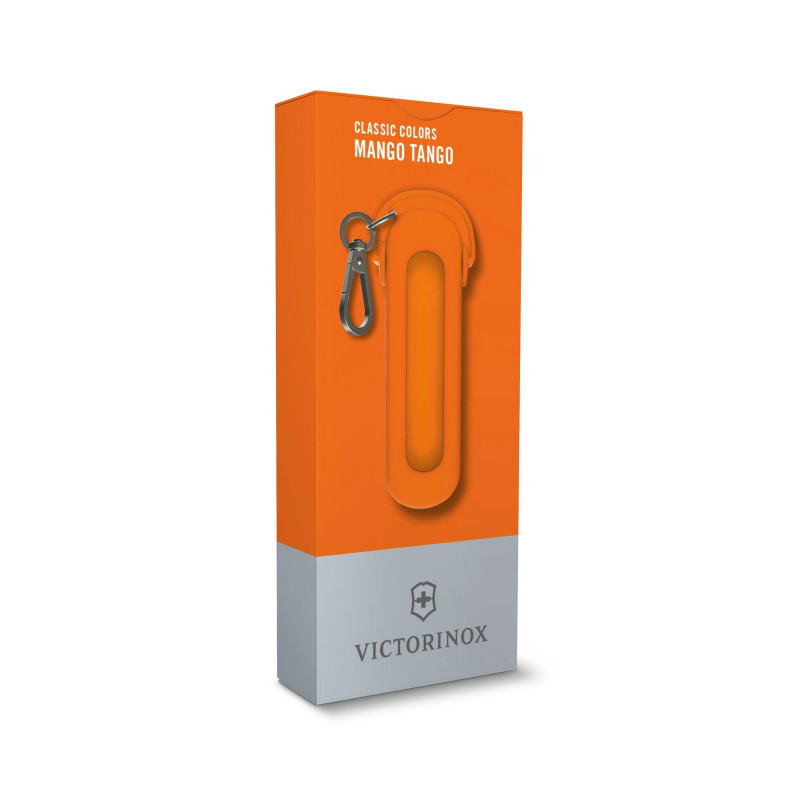 Чохол силіконовий Victorinox Headphones Silicone Case з карабіном Mango Tango 4.0451