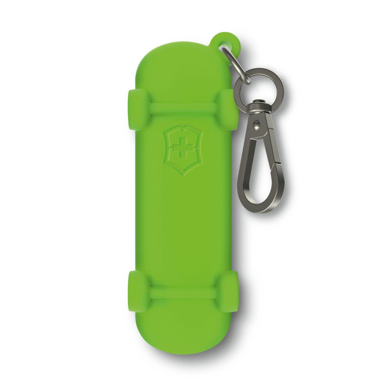 Чохол силіконовий Victorinox Skateboard Silicone Case з карабіном Smashed Avocado 4.0453
