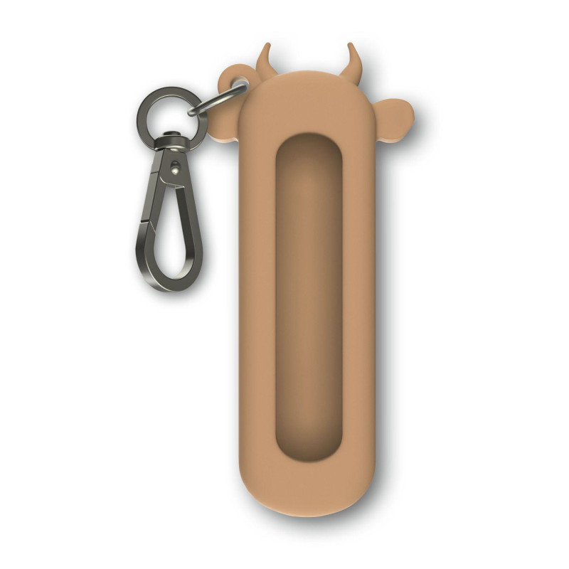 Чохол силіконовий Victorinox Cow Silicone Case з карабіном Wet Sand 4.0454