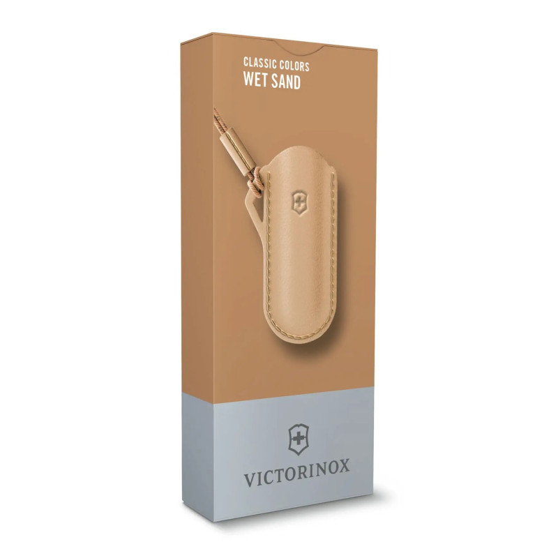 Чохол шкіряний Victorinox Leather Pouch with Cord Wet Sand 4.0670.49