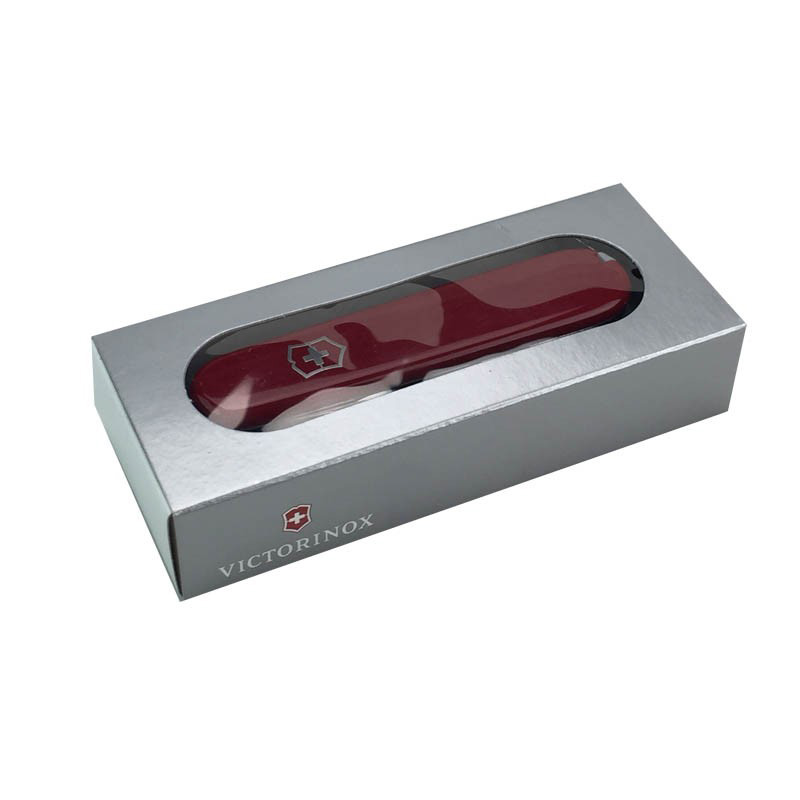 Подарочная коробочка Victorinox с окошком 4.0138.17 для ножей 91 мм, 3-4 слоя