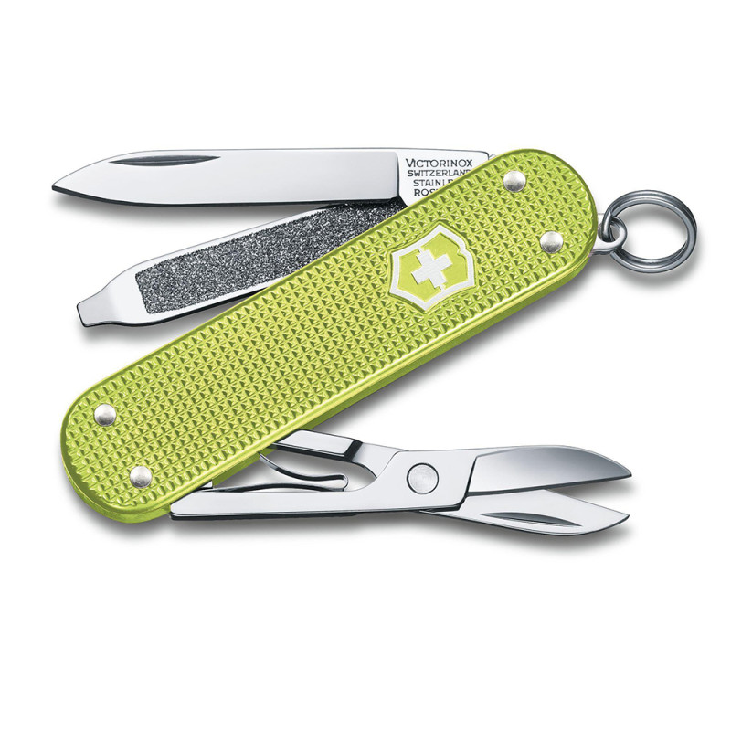 Ніж Victorinox Classic SD Alox Colors Lime Twist 0.6221.241G