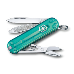 Ніж Victorinox Classic SD Transparent Colors Tropical Surf 0.6223.T24G