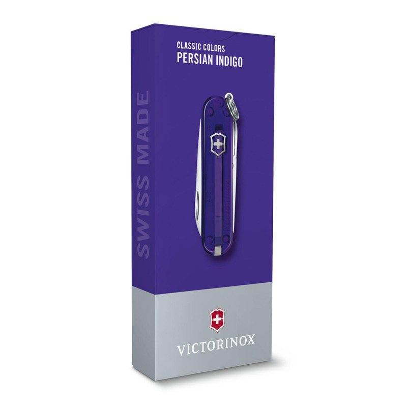 Ніж Victorinox Classic SD Transparent Colors Persian Indigo 0.6223.T29G