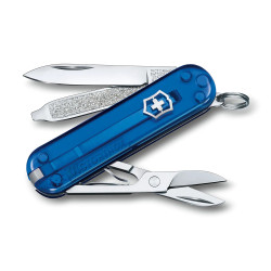 Ніж Victorinox Classic SD Transparent Colors Deep Ocean 0.6223.T2G
