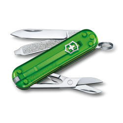 Ніж Victorinox Classic SD Transparent Colors Green Tea 0.6223.T41G