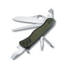 Накладки до ножа Victorinox 111 мм C.8334 зелено-чорні