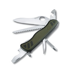 Накладки до ножа Victorinox 111 мм C.8334 зелено-чорні