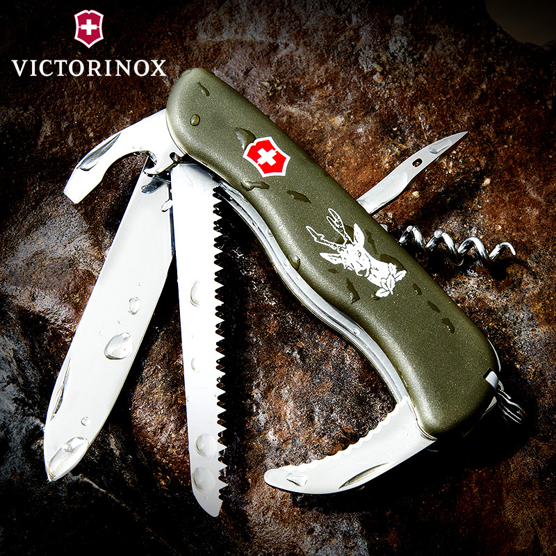 Нож Victorinox Hunter 0.8873.4 оливковый