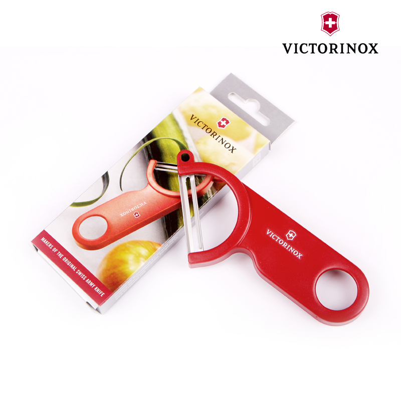 Нож для чистки овощей Victorinox 7.6073 Swiss Peeler красный
