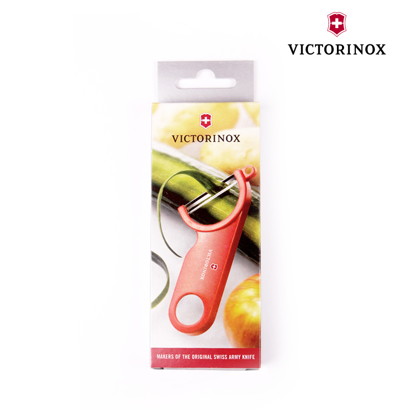Нож для чистки овощей Victorinox 7.6073 Swiss Peeler красный