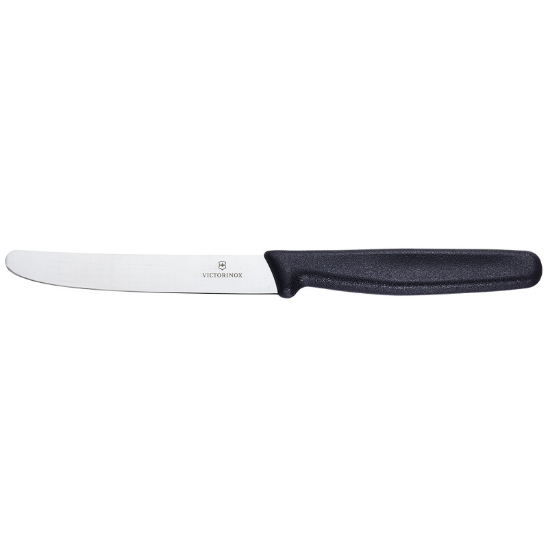 Кухонный нож Victorinox Standard Table Knife 5.1303 11 см, черный с гладким лезвием