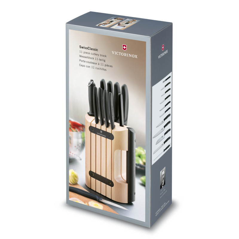 Набор из 11 предметов Victorinox Swiss Classic Cutlery Block 6.7153.11 