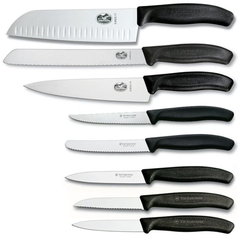 Набор из 8 ножей Victorinox Swiss Classic 6.7173.8 с деревянной подставкой