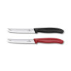 Кухонный нож Victorinox SwissClassic Cheese&Sausage Knife для сыра 6.7861, 11 см., серрейтор, красный