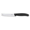 Кухонный нож Victorinox SwissClassic Cheese&Sausage Knife для сыра 6.7863, 11 см., серрейтор, черный