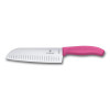 Кухонный нож Victorinox Swiss Classic Santoku Knife 6.8526.17L5B с воздушными карманами в блистере
