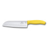 Кухонный нож Victorinox Swiss Classic Santoku Knife 6.8526.17L8B с воздушными карманами в блистере