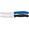Кухонный нож Victorinox Swiss Classic Tomato and Table Knife 6.7833 11 см, серрейтор черный