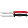 Кухонный нож Victorinox Swiss Classic Tomato and Table Knife 6.7831 11 см, серрейтор красный