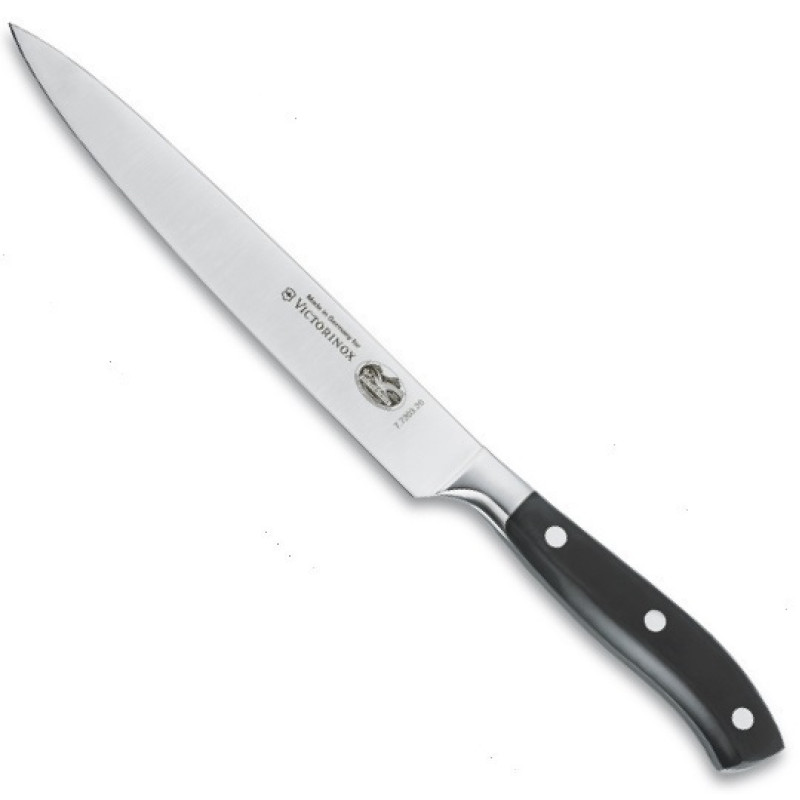 Кухонный кованый профессиональный нож Victorinox для мяса  7.7203.20G в подарочной упаковке