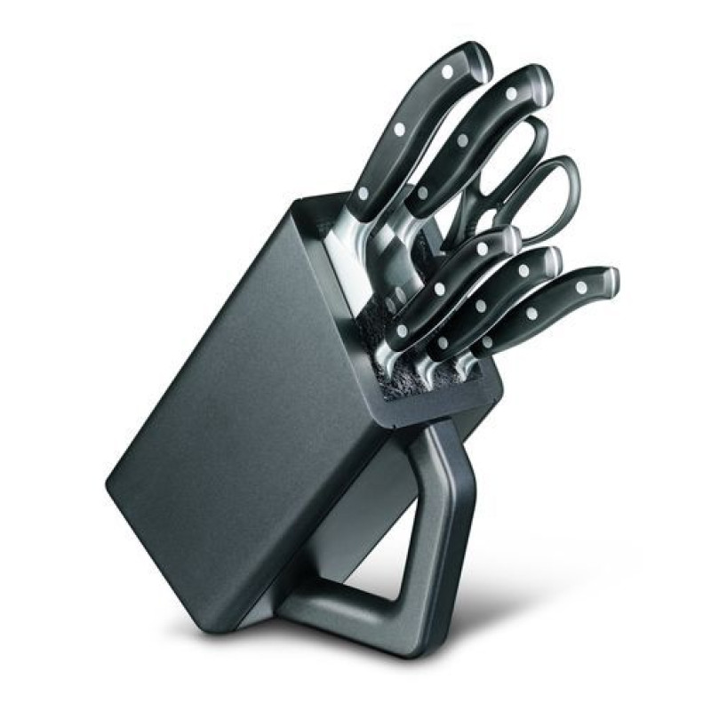 Набор из 6 кованых ножей Victorinox Forged Сhef's Grand Maitre Cutlery Block 7.7243.6 с подставкой