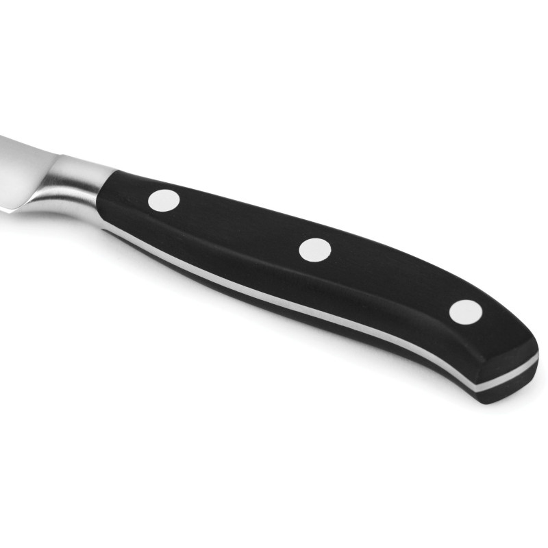 Кухонный кованый профессиональный нож Victorinox для стейков 7.7203.12G в подарочной упаковке