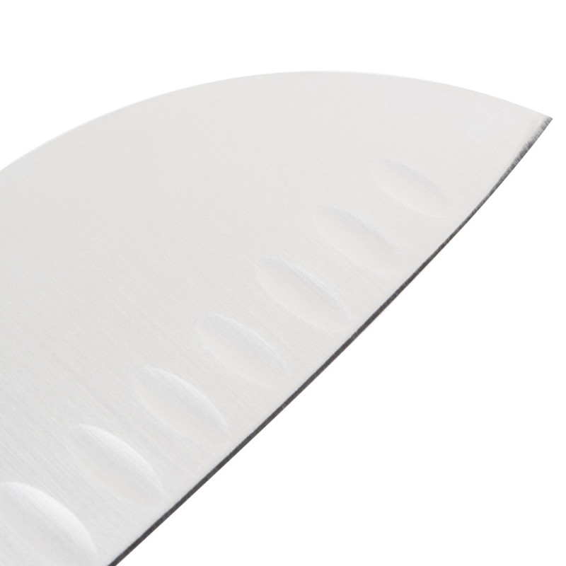 Кухонный кованый профессиональный нож Victorinox Santoku 7.7223.17 с воздушными карманами