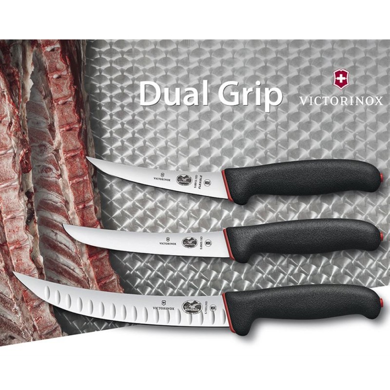Кухонний ніж Victorinox Fibrox Dual Grip Butcher&Slaughter Knife 5.7223.25D