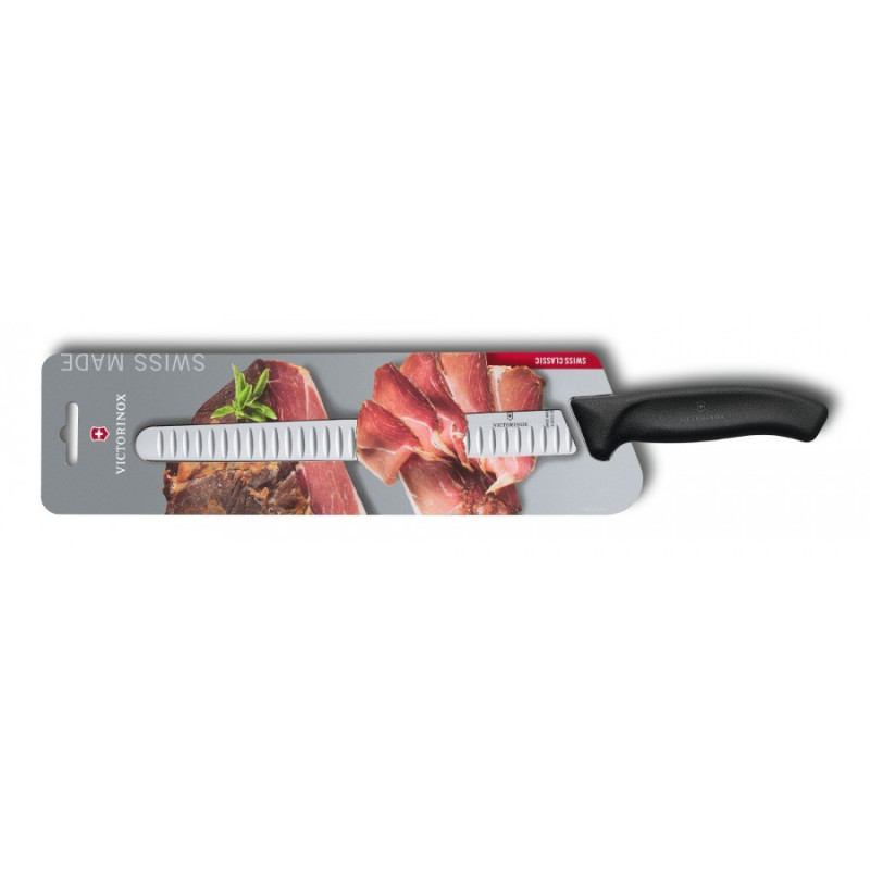Кухонный нож Victorinox Swiss Classic Slicing Knife 6.8223.25B с воздушными карманами в блистере