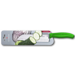 Кухонный нож Victorinox Swiss Classic Santoku Knife 6.8526.17L4B с воздушными карманами в блистере