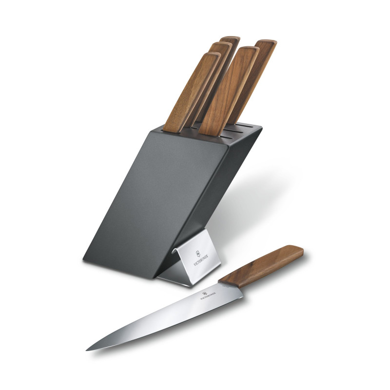 Кухонний набір Victorinox Swiss Modern Cutlery Block 6.7186.6 з тримачем