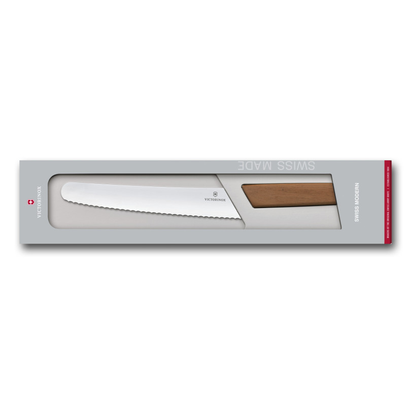 Кухонный нож Victorinox Swiss Modern Bread and Pastry Knife 6.9070.22WG в подарочной упаковке