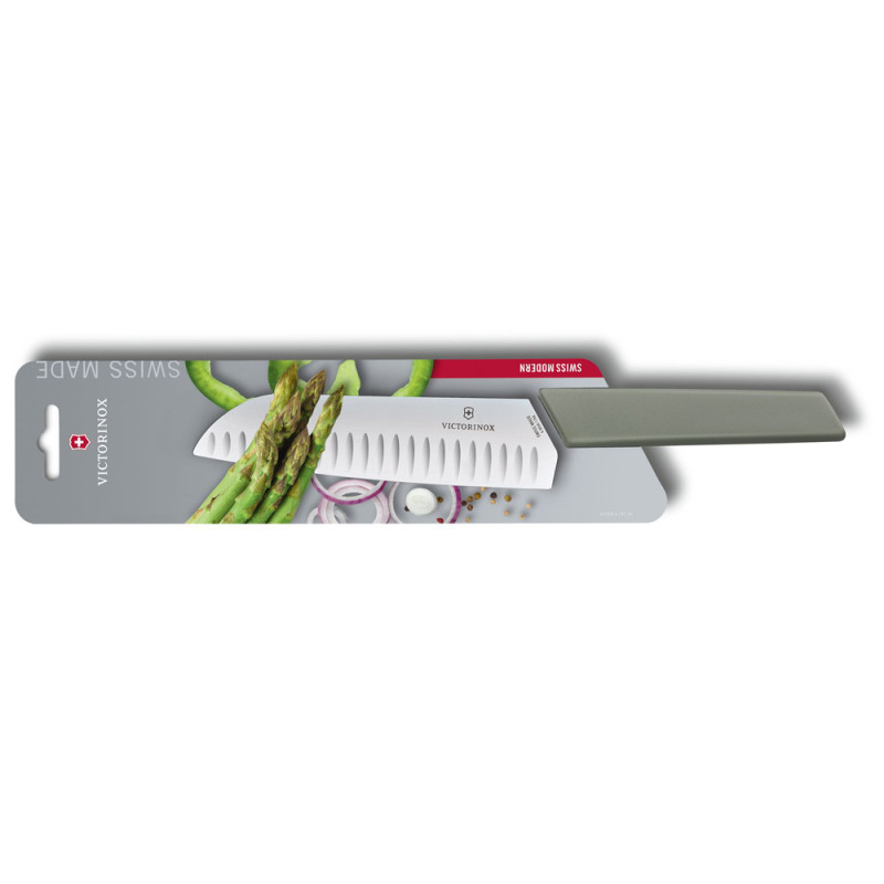 Кухонний ніж Victorinox Swiss Modern Santoku Knife 6.9056.17K6B